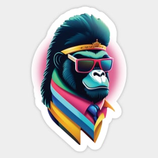 King gorilla Sticker